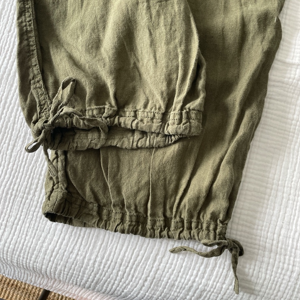 H&M 100% Linen Low-Rise Pants - Picture 5 of 7